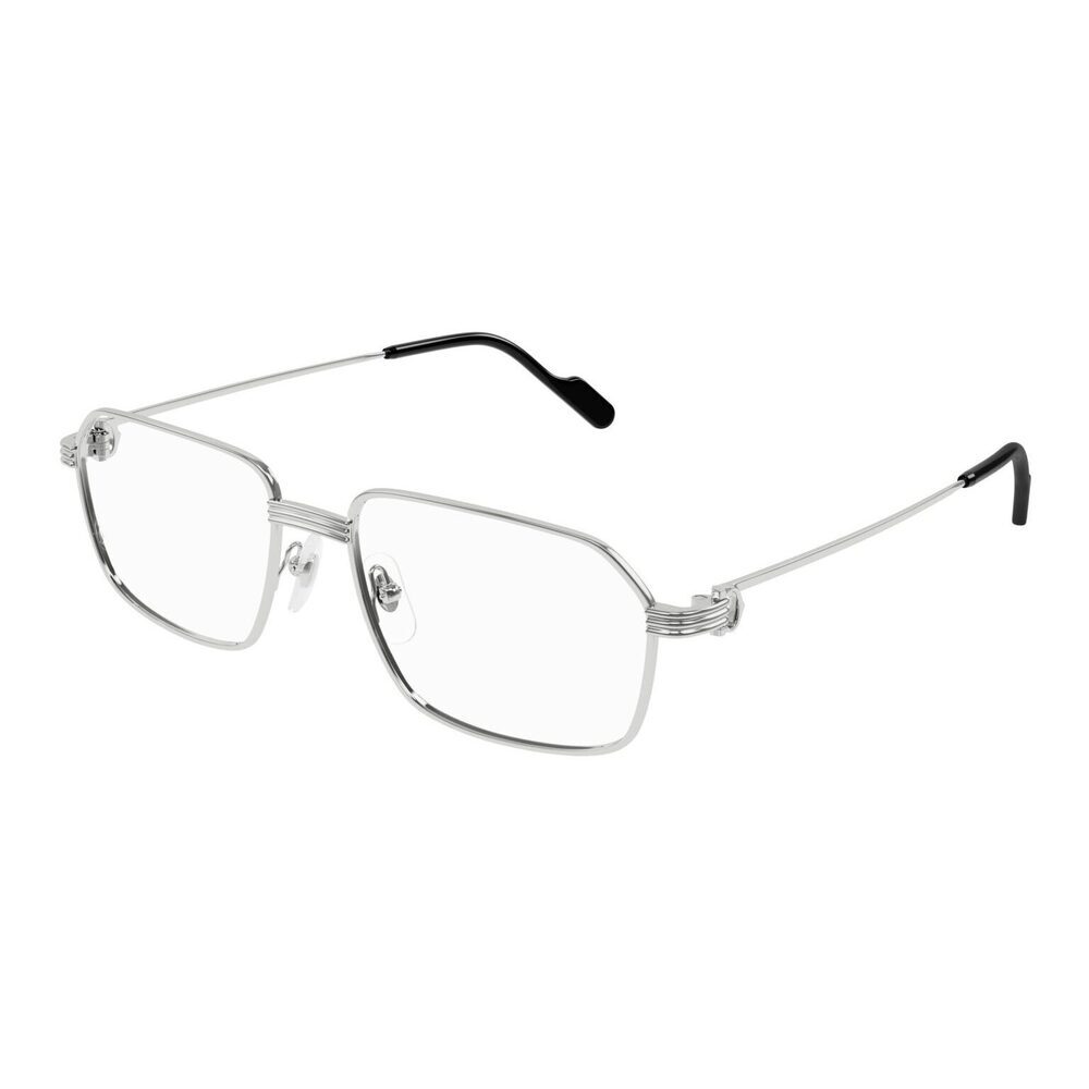 Cartier CT0445o-004 Eyeglasses Silver Metal